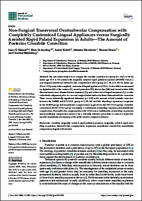 Non-Surgical Transversal Dentoalveolar Compensation with Complet